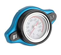 Generic Tapa Termostática para Radiador, Cubierta para Tanque de Agua a Prueba de Fugas con Indicador de Temperatura para Mejorar el Rendimiento de Refrigeración, Aplicación Universal, Aleación de