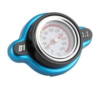 Generic Tapa Termostática para Radiador, Cubierta para Tanque de Agua a Prueba de Fugas con Indicador de Temperatura para Mejorar el Rendimiento de Refrigeración, Aplicación Universal, Aleación de