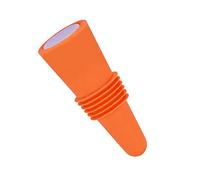 Generic Tapón de Botella de Vino de Silicona de Grado Alimenticio, Función Práctica, Fácil de Usar para Conocedores del Vino, 2,4x0,9 Pulgadas (ORANGE)