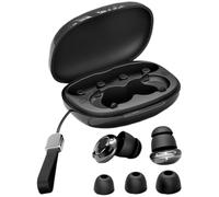 Generic Tapones negros para los oídos, cancelación de ruido de 48 dB para dormir, silicona suave para dormir de lado, reducción de ruido reutilizable para dormir, conciertos, viajes, estudio