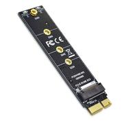 Generic Tarjeta Adaptadora PCI-E3.0 1X M Key NGFF para NVME M.2 2230 2242 2260 2280 Compatible con Tarjeta de Expansión para Construcciones de Ordenadores DIY