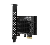 Generic Tarjeta Adaptadora PCI Express, Tarjeta de Expansión Eficiente 3,0 de 6 Puertos, Compatible con, Adecuada para Construcciones de Ordenadores DIY
