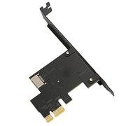 Generic Tarjeta de Expansión PCIE a USB 3.2 USB3.2 Gen1 5Gbps Una Clave para Escritorio Frontal Tipo C Opciones de Expansión Versátiles para Transferencia de Datos (PCIE X1 a USB3.)