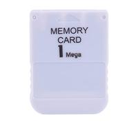Generic Tarjeta de Memoria Blanca Portátil de 1MB para Juegos de, Esencial para Jugadores Serios, Material Plástico, para One