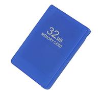 Generic Tarjeta de Memoria para Consola de Juegos de 32MB, FMCB1.966 de Alta Velocidad para, Tarjeta de Datos Externa Portátil para Juegos, Fácil de Usar, 1 Paquete (BLUE)