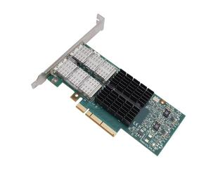 Generic Tarjeta de Red de Fibra Óptica 40GbE Tarjeta PCIe Ethernet de Doble Puerto Chip Host Avanzado para Transmisión de Big Data, Adecuado para Clústeres de Computación de Alto Rendimiento