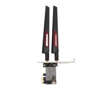 Generic Tarjeta de Red Inalámbrica para Juegos, Tarjeta de Red WiFi de 867 Mbps Conexión Estable Recepción de Señal Mejorada 2,4 GHz 5 GHz Plug and Play PCIEx1 para 7 8 10 (Antena de 10 dB)