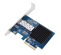 Generic Tarjeta de Red PCIe de 10 Gbps, Adaptador de Red de Fibra óptica de Servidor de Alta Velocidad con Puerto SFP único y PCI Express X4 para Ventana