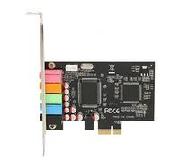 Generic Tarjeta de Sonido PCIE 5.1 Grabación y Reproducción Duraderas de 24 bits y 48 KHz para Juegos 3D a Gran Escala Entusiastas de la Música