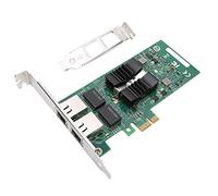 Generic Tarjeta Ethernet, Tarjeta de Red PCIe para 82576-T2 Gigabit PCI E Dual Puerto Adaptador de Red Desktop de Redes de Informática Internas 1000Mbps Nic LED