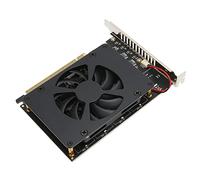 Generic Tarjeta Nvme, LED Suave de Alto Rendimiento de 4x32 Gbps, Adaptador PCIe M.2 de Alta Velocidad Resistente y Duradero para para Computadora