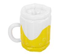Generic Taza de Cerveza Inflable, Enfriador de Cerveza Portátil de PVC, Cubo de Hielo de Gran Capacidad de 17,7 X 17,7 Pulgadas con Válvula de Inflado Rápido para Playa, Piscina, Fiesta, Camping,