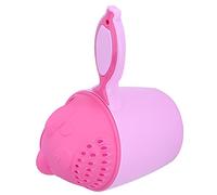 Generic Taza de champú para bebé, Bonito Lavado de Cabello, Enjuague para Niños, Material PP Seguro, Fácil de Sostener y Limpiar, Hora del Baño (Rosado)