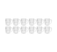 Generic Tazas de Cerveza en Miniatura, 12 Uds., Tazas de Cerveza de Resina Transparente para Niños, Casa de Muñecas, Decoración de Fiesta, Eventos de Picnic