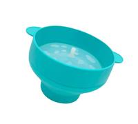 Generic Tazón Plegable de Silicona para Hacer Palomitas de Maíz, Popper Rápido para Noches de Cine, Apto para Lavavajillas, 11,36 Oz, 15 Tazas (turquesa)