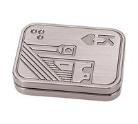 Generic TDAH Push Slider Toy Galvanoplastia Metal Sensorial Alivio del Estrés Material de Aleación Oficina Ansiedad Control Deslizante para Adultos para Estudiantes, Viajes