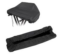 Generic Teclado de Piano Digital Impermeable Cubierta Antipolvo Transpirable a Prueba de Polvo Protector Negro 88 Teclas para Amantes de la Música (61 teclas negras)