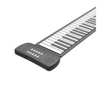 Generic Teclado de Piano, Piano Portátil Plegable 49 Tecla Soft Silicone Práctica Silenciosa para Niños y Adultos (#1)