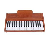 Generic Teclado Electrónico de 37 Teclas, Juguete de Teclado de Piano para Niños de 3 Octavas Completas con Diseño de Veta de Madera de Imitación y Construcción Estable para Educación