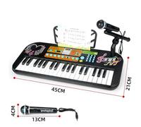 Generic Teclado Electrónico, Desarrollo del Sentido del Ritmo, Función de Grabación y Reproducción, Teclado de Piano ABS, Portátil, Multifuncional para Aprendizaje Musical para Niños (37 teclas 2