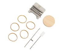 Generic Telar Pequeño de Acero Inoxidable, Herramienta de Costura Doméstica Eficiente para Camisas, Pantalones, Telar de Reparación Confiable para Herramientas Textiles, de Coser Portátil