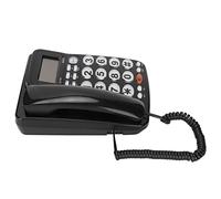 Generic Teléfono de Escritorio con Cable con Botones Grandes, Función Manos Libres para Habitaciones de Hotel, Oficina en Casa