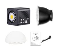 Generic Temperatura de Color Ajustable VLOGLITE P40C Luz de Vídeo LED con Ventilador Incorporado, Mini Luz COB Portátil Ideal para Filmar Vlogs y Fotos, Diseño Ligero y Compacto para Entusiastas de