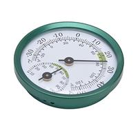 Generic Temperatura Humedad Mini Colgante de Pared Esfera Transparente Delgada Probador de Pantalla Grande para Oficina Interior Carcasa de Aluminio Verde 2,2 X, X 0,5 Pulgadas