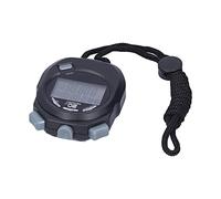 Generic Temporizador Cronógrafo Digital, Cronómetro Deportivo de Alta Precisión de 1/100 Segundos para Correr, Gimnasio, Ejercicio, Material ABS