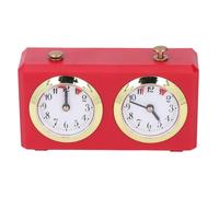 Generic Temporizador de Reloj de Ajedrez, Profesional Vintage sin batería. Temporizador de Juego de Ajedrez Práctico para un Partido de (Rojo)