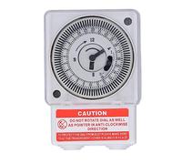 Generic Temporizador Industrial, Interruptor de Sincronización, Ciclo de 24 Horas, Intervalo de 15 Minutos, Tipo de Reloj Preciso para Subestación Transformadora, Motor de Cuarzo AC220V