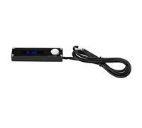 Generic Temporizador Turbo Temporizador Turbo LED Universal Pantalla Digital de Plástico de 12 V con Lectura de Voltaje O2 AF Retardador de Tiempo Compacto para Conductores de Autos Uso Diario en la
