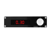 Generic Temporizador Turbo Temporizador Turbo LED Universal Pantalla Digital de Plástico de 12 V con Lectura de Voltaje O2 AF Retardador de Tiempo Compacto para Conductores de Autos Uso Diario en la