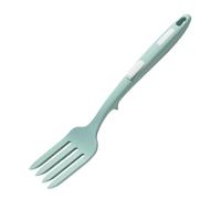 Generic Tenedores de Cocina de Silicona, 1 Unidad, Azul Oscuro + Puntos Amarillos, Azul Lago + Puntos Blancos, 29.5x5.3 cm/11.61x2.09 Pulgadas, Apto para Lavavajillas