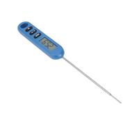Generic Termómetro Digital para Carne, Alta Precisión, Respuesta Rápida, Cocina, Barbacoa, Termómetro para Uso Conveniente, Plástico ABS, Acero Inoxidable, 10,63x1,18 Pulgadas (BLUE)