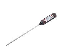 Generic Termómetro para Alimentos Pantalla LCD Digital para Medición Precisa de la Temperatura de la Carne y la Leche Acero Inoxidable 1.4oz