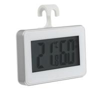 Generic Termómetro para Congelador y Refrigerador Digital Mini Higrómetro Blanco Medidor de Temperatura y Humedad Gancho E Imán Adecuado para Uso Doméstico y Cocina