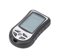 Generic Termómetro Portátil 8 en 1 con Indicador de Altitud, Brújula de Navegación Electrónica, Barómetro para Deportes de Aventura Al Aire, ABS, Retroiluminación, 9x5x2cm