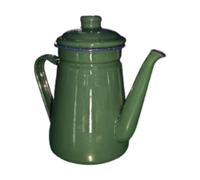 Generic Tetera Esmalte Hervidor Cafetera Calienta Leche Resistente Al Adecuada para Hogar Restaurante Cocina .1L, Verde, tal como se describe