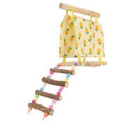 Generic Tienda Colorida para Loros, Escalera, Puente para Escalar, Hamaca para Pájaros, Tienda para Loros, Hámster Sirio, Troncos de Tela, Tamaño 15x16cm, 5,9x6,3 Pulgadas