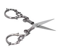 Generic Tijeras con Forma de Calabaza Retro, Herramientas de Corte de Bordado Vintage de Acero Inoxidable Duraderas para Coser, Dar Forma a las Cejas, Diseño de Ciruela, 2,2 X 4,3 Pulgadas