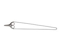 Generic Tijeras de Costura con Cadena Vintage, Tijeras de Bordar Pequeñas y Puntiagudas Plateadas para Manualidades, Acero Inoxidable con Cubierta