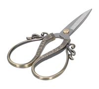 Generic Tijeras de Estilo Europeo, Suministros de Bordado Antiguos Vintage para Costura y Manualidades, Acero Inoxidable, 6,7x3,5 Pulgadas, 1 Unidad
