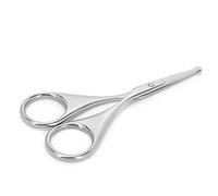 Generic Tijeras de Punta Redondeada, Elegante Recortador de Pelo de Nariz de Acero Inoxidable para el Cuidado de la Barba, Ideal para Hombres y Mujeres, 1 ud. (MJ-WB010)