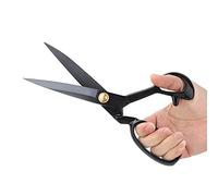 Generic Tijeras de Sastre de Acero, Accesorios de Costura Resistentes y Duraderos de para Costureras y Artesanos, Ajustable, Color Negro (Tamaño HC-11)
