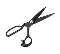 Generic Tijeras de Sastre de Acero, Accesorios de Costura Resistentes y Duraderos de para Costureras y Artesanos, Ajustable, Color Negro (Tamaño HC-12)