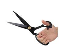 Generic Tijeras de Sastre de Acero Negro Retro de Alta Calidad para Accesorios de Costura de Ropa, Tijeras de Costura Ajustables Duraderas para Uso a Largo Plazo, Cómodo, Superficie Lisa, Adecuadas