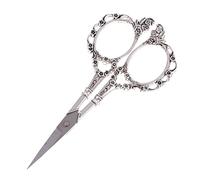 Generic Tijeras de Sastre Tijeras para Tapicería Herramienta de Costura Tijeras para Bricolaje con Mango Cómodo Adecuadas para Costura Regalo Decoración del, Plata 11 cm