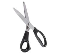 Generic Tijeras Dentadas Cuchillas de Acero Inoxidable para Confección Profesional Borde Redondo/triangular de 3 5 7 Mm para Manualidades Material de Costura Tela (5 mm)