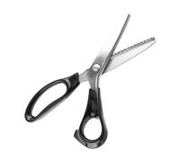Generic Tijeras Dentadas Profesionales para Confección, Hojas de Acero Inoxidable, Borde Redondo y Triangular, 23 Cm de Largo, Perfectas para Artesanos (5 mm)